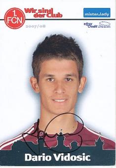 Dario Vidosic  FC Nürnberg  Fußball Autogrammkarte original signiert 