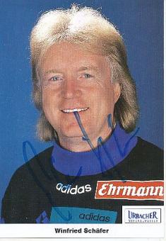 Winfried Schäfer  Karlsruher SC  Karlsruher SC   Fußball Autogrammkarte original signiert 