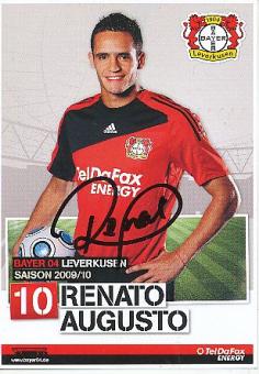 Renato Augusto  Bayer 04 Leverkusen  Fußball Autogrammkarte original signiert 