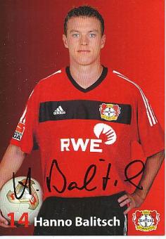 Hanno Balitsch   Bayer 04 Leverkusen  Fußball Autogrammkarte original signiert 