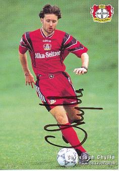Christoph Chylla   Bayer 04 Leverkusen  Fußball Autogrammkarte original signiert 