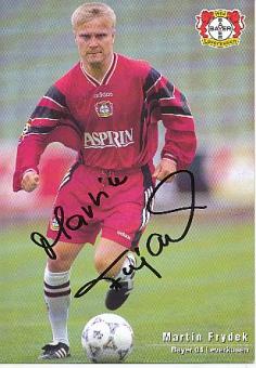 Martin Frydek    Bayer 04 Leverkusen  Fußball Autogrammkarte original signiert 
