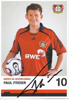 Paul Freier    Bayer 04 Leverkusen  Fußball Autogrammkarte original signiert 