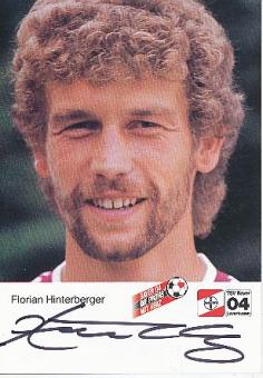 Florian Hinterberger   Bayer 04 Leverkusen  Fußball Autogrammkarte original signiert 