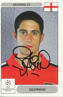 Silvinho  FC Arsenal London  Panini CL 2000/2001 Sticker - 10406 
