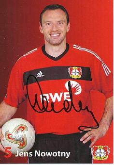 Jens Nowotny  Bayer 04 Leverkusen  Fußball Autogrammkarte original signiert 
