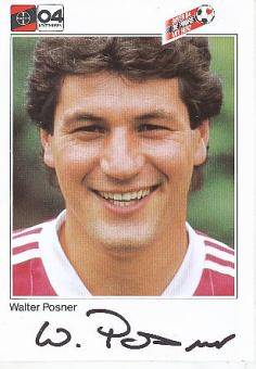 Walter Posner  Bayer 04 Leverkusen  Fußball Autogrammkarte original signiert 