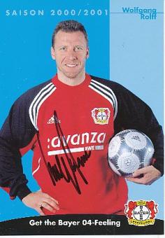 Wolfgang Rolff   Bayer 04 Leverkusen  Fußball Autogrammkarte original signiert 