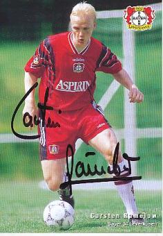 Carsten Ramelow   Bayer 04 Leverkusen  Fußball Autogrammkarte original signiert 