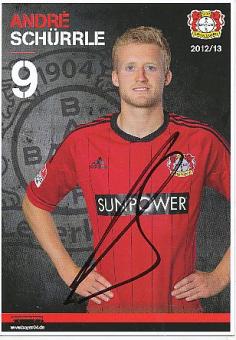 Andre Schürrle    Bayer 04 Leverkusen  Fußball Autogrammkarte original signiert 