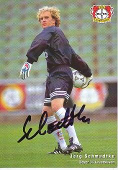 Jörg Schmadtke    Bayer 04 Leverkusen  Fußball Autogrammkarte original signiert 