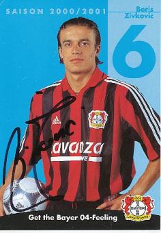 Boris Zivkovic  Bayer 04 Leverkusen  Fußball Autogrammkarte original signiert 