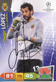 Diego Lopez    CF Villarreal  Panini CL Adrenalyn 2011/2012 Card- 10505 