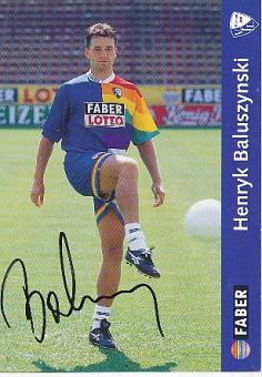 Henryk Baluszynski † 2012  VFL Bochum  Fußball Autogrammkarte original signiert 