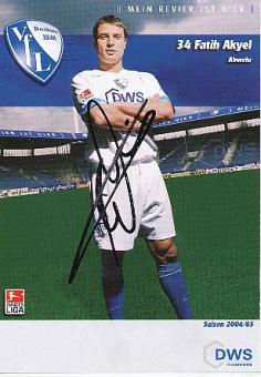 Fatih Akyel  VFL Bochum  Fußball Autogrammkarte original signiert 