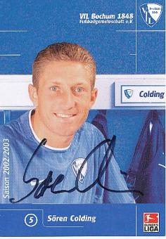 Sören Colding   VFL Bochum  Fußball Autogrammkarte original signiert 