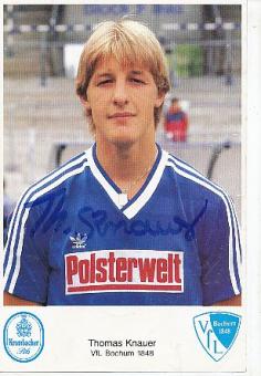 Thomas Knauer   VFL Bochum  Fußball Autogrammkarte original signiert 