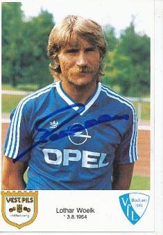 Lothar Woelk  VFL Bochum  Fußball Autogrammkarte original signiert 