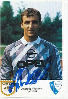 Andreas Wessels  VFL Bochum  Fußball Autogrammkarte original signiert 