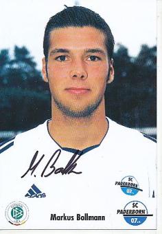 Markus Bollmann  SC Paderborn  Fußball Autogrammkarte original signiert 