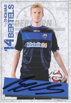 Thomas Bertels  SC Paderborn  Fußball Autogrammkarte original signiert 