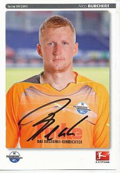 Nico Burchert  SC Paderborn  Fußball Autogrammkarte original signiert 