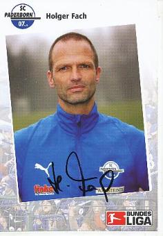 Holger Fach  SC Paderborn  Fußball Autogrammkarte original signiert 