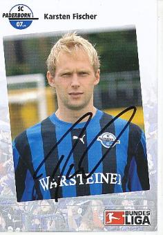 Karsten Fischer  SC Paderborn  Fußball Autogrammkarte original signiert 