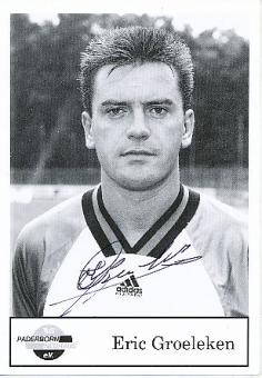 Eric Groeleken  TuS Paderborn Neuhaus  Fußball Autogrammkarte original signiert 