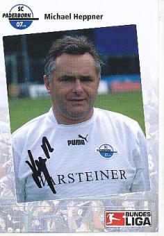 Michael Heppner  SC Paderborn  Fußball Autogrammkarte original signiert 