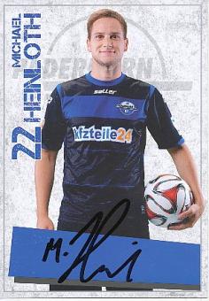 Michael Heinloth  SC Paderborn  Fußball Autogrammkarte original signiert 