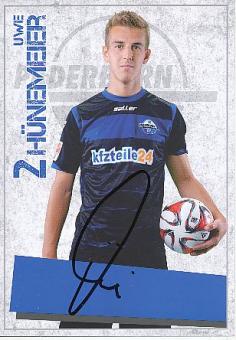 Uwe Hünemeier  SC Paderborn  Fußball Autogrammkarte original signiert 