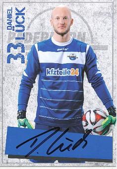 Daniel Lück  SC Paderborn  Fußball Autogrammkarte original signiert 