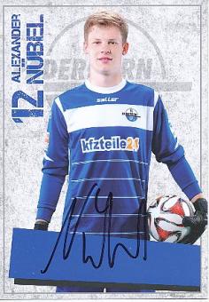 Alexander Nübel   SC Paderborn  Fußball Autogrammkarte original signiert 