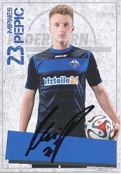 Mirnes Pepic  SC Paderborn  Fußball Autogrammkarte original signiert 