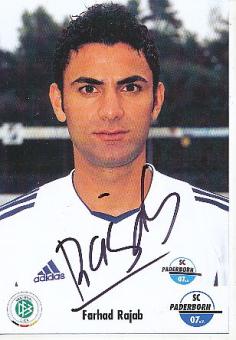 Farhad Rajab  SC Paderborn  Fußball Autogrammkarte original signiert 