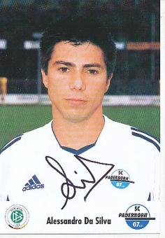 Alessandro Da Silva  SC Paderborn  Fußball Autogrammkarte original signiert 