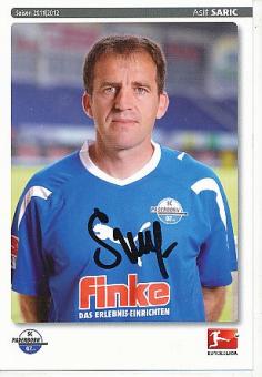 Asil Saric  SC Paderborn  Fußball Autogrammkarte original signiert 