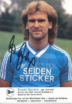 Ronald Borchers   Arminia Bielefeld  Fußball Autogrammkarte original signiert 