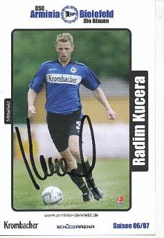 Radim Kucera  Arminia Bielefeld  Fußball Autogrammkarte original signiert 