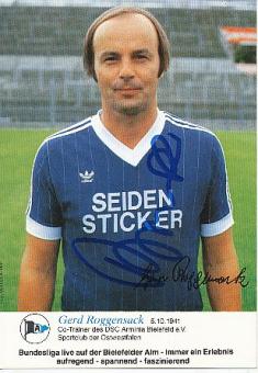 Gerd Roggensack  Arminia Bielefeld  Fußball Autogrammkarte original signiert 