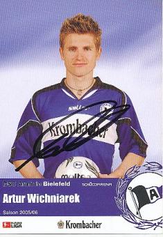 Artur Wichniarek   Arminia Bielefeld  Fußball Autogrammkarte original signiert 