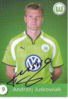 Andrzej Juskowiak   VFL Wolfsburg   VFL Wolfsburg  Fußball Autogrammkarte original signiert 