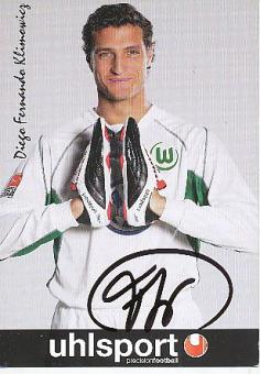 Diego Klimowicz    VFL Wolfsburg   VFL Wolfsburg  Fußball Autogrammkarte original signiert 