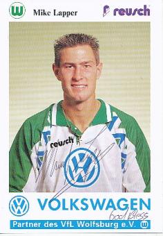 Mike Lapper  VFL Wolfsburg   VFL Wolfsburg  Fußball Autogrammkarte original signiert 