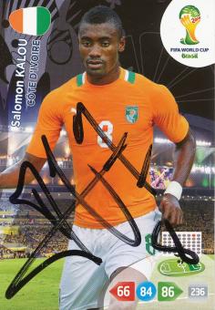 Salomon Kalou  Elfenbeinküste  Panini WM 2014 Adrenalyn Card - 10355 