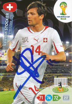 Valentin Stocker   Schweiz  Panini WM 2014 Adrenalyn Card - 10360 