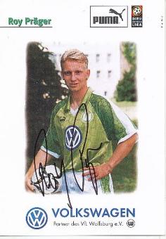 Roy Präger   VFL Wolfsburg   VFL Wolfsburg  Fußball Autogrammkarte original signiert 