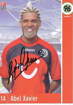 Abel Xavier Hannover 96  Fußball Autogrammkarte original signiert 