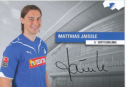 Matthias Jaissle  TSG 1899 Hoffenheim  Fußball Autogrammkarte original signiert 